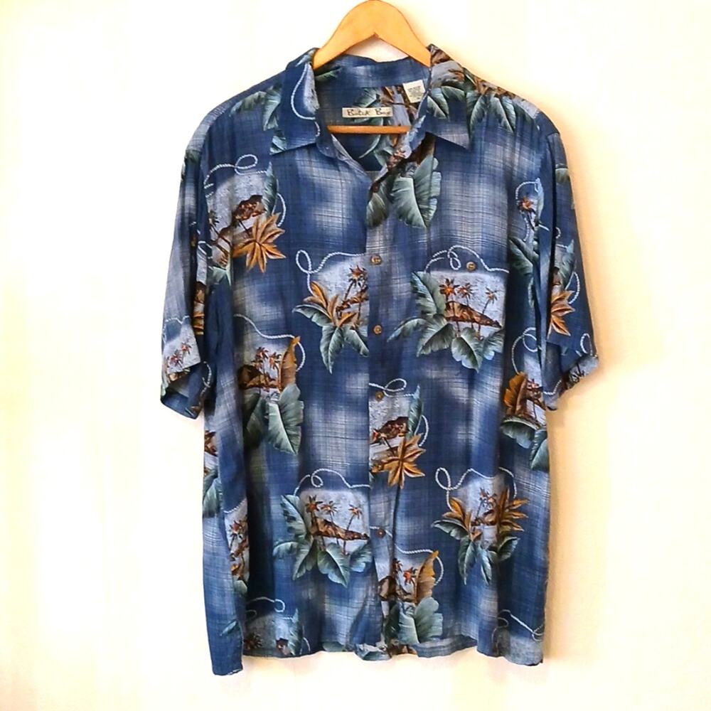 Batik Bay men's Hawaiian button down shirt